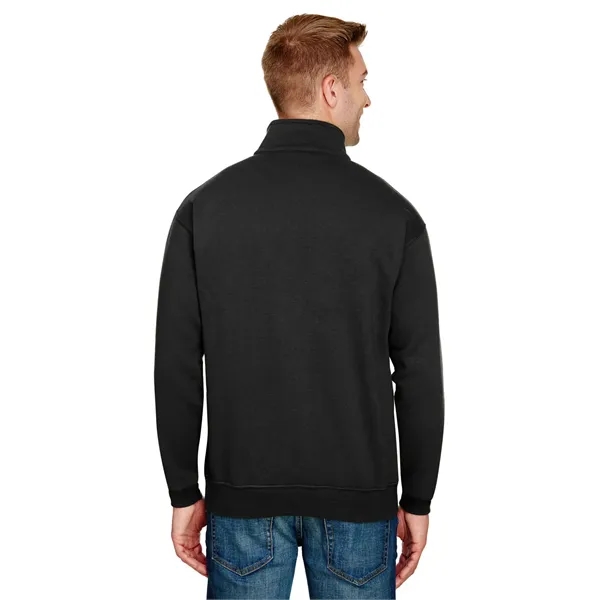 Bayside Unisex USA Made Quarter-Zip Pullover Sweatshirt - Bayside Unisex USA Made Quarter-Zip Pullover Sweatshirt - Image 34 of 42