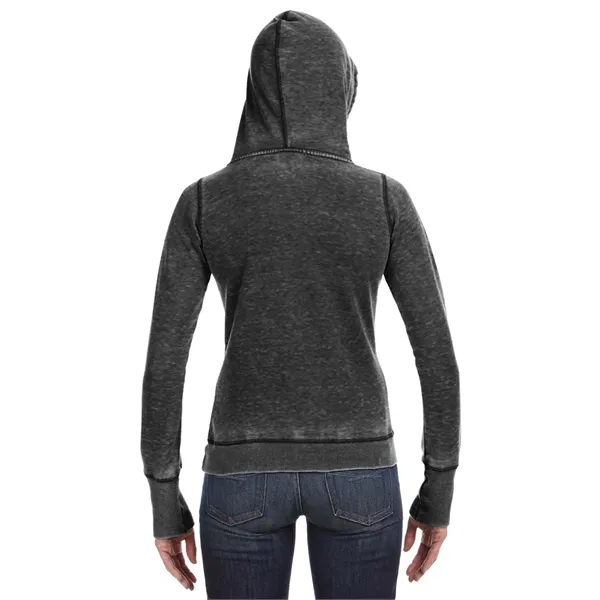 J America Ladies' Zen Pullover Fleece Hooded Sweatshirt - J America Ladies' Zen Pullover Fleece Hooded Sweatshirt - Image 33 of 35