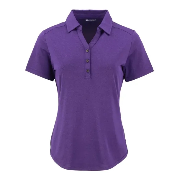 Cutter & Buck Forge Eco Stretch Recycled Womens Short Sle... - Cutter & Buck Forge Eco Stretch Recycled Womens Short Sle... - Image 7 of 29