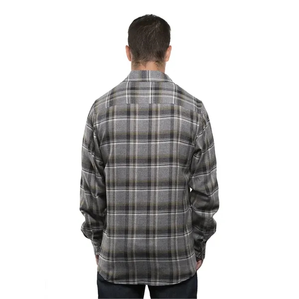 Burnside Men's Plaid Flannel Shirt - Burnside Men's Plaid Flannel Shirt - Image 73 of 138