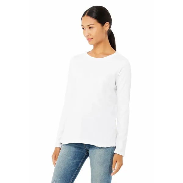 Bella + Canvas Ladies' Jersey Long-Sleeve T-Shirt - Bella + Canvas Ladies' Jersey Long-Sleeve T-Shirt - Image 33 of 68