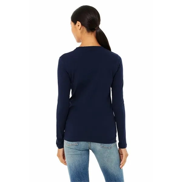 Bella + Canvas Ladies' Jersey Long-Sleeve T-Shirt - Bella + Canvas Ladies' Jersey Long-Sleeve T-Shirt - Image 53 of 68