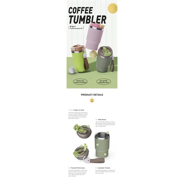 12oz New vacuum double wall coffee mug tumbler - 12oz New vacuum double wall coffee mug tumbler - Image 8 of 10