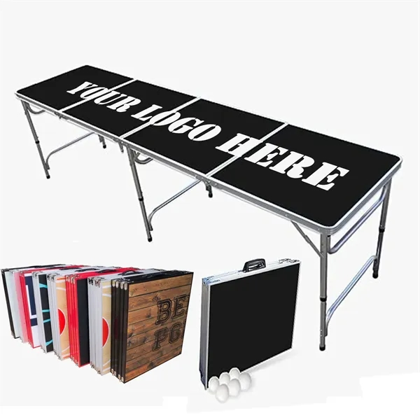 8 Foot Portable Beer Pong/Tailgate Tables - 8 Foot Portable Beer Pong/Tailgate Tables - Image 0 of 3