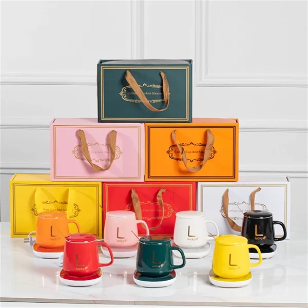 Coffee Mug Warmer Set With Gift Box - Coffee Mug Warmer Set With Gift Box - Image 1 of 7