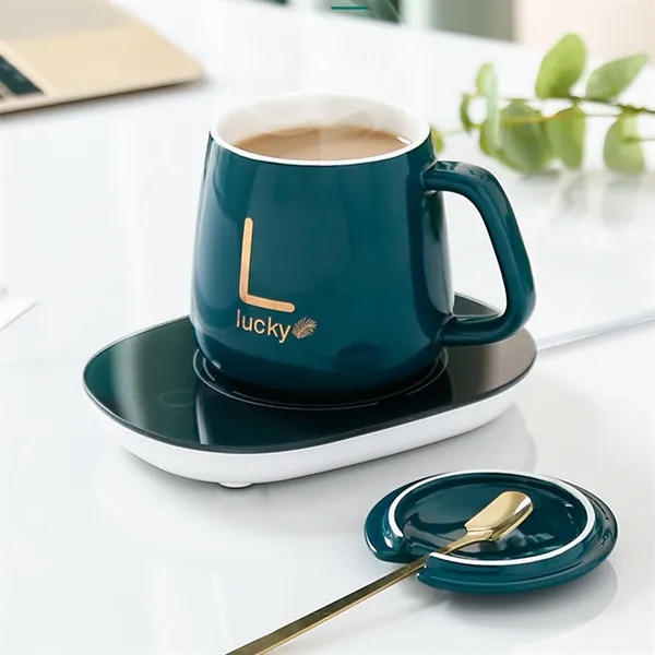 Coffee Mug Warmer Set With Gift Box - Coffee Mug Warmer Set With Gift Box - Image 7 of 7