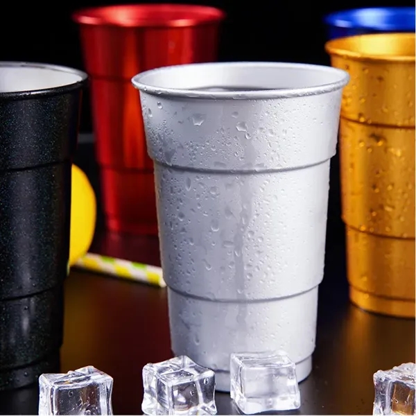 Aluminum Party Drink 16 Oz Cup - Aluminum Party Drink 16 Oz Cup - Image 7 of 7