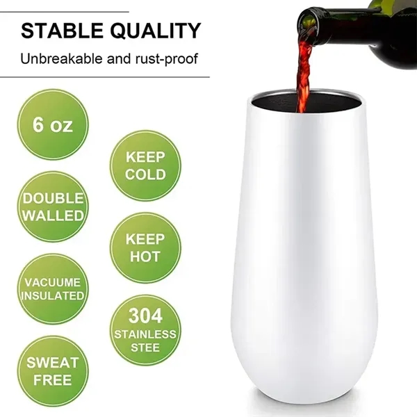 Stainless Steel Red Wine Glass - Stainless Steel Red Wine Glass - Image 10 of 11