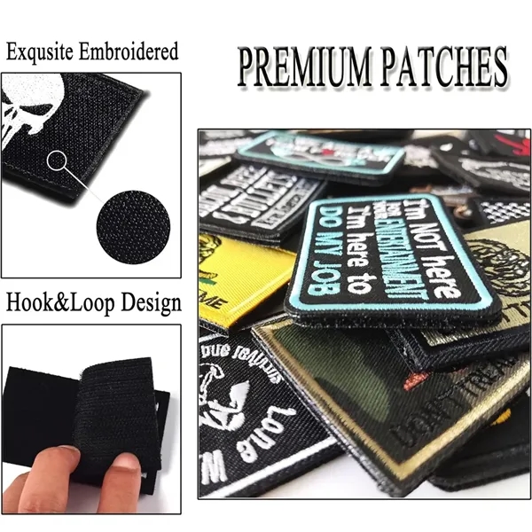 Personalized Tactical Embroidered Patch - Personalized Tactical Embroidered Patch - Image 2 of 3