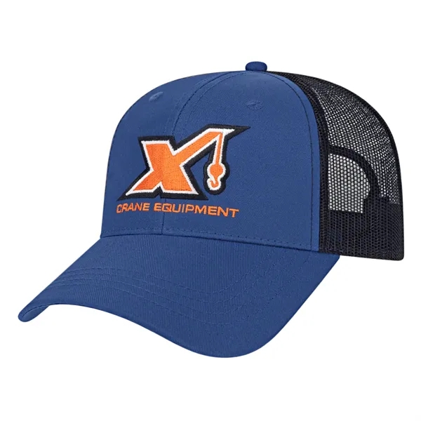 X-Tra Value Polyester Trucker Mesh Back Cap - X-Tra Value Polyester Trucker Mesh Back Cap - Image 0 of 6