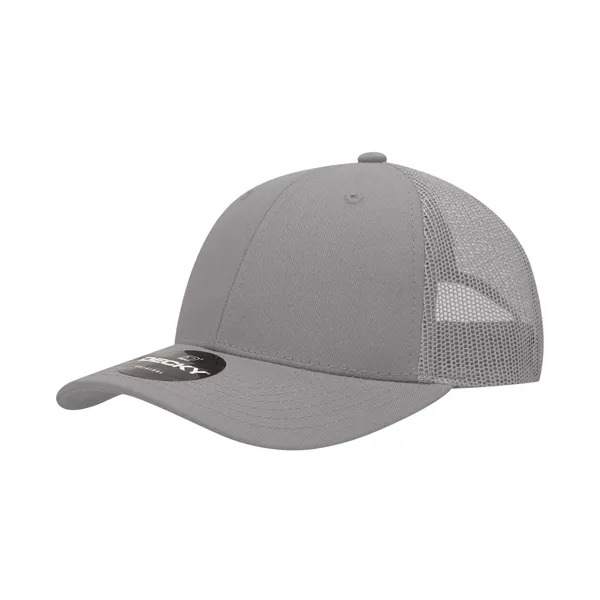 Decky 6 Panel Low Profile Structured Cotton Trucker - Decky 6 Panel Low Profile Structured Cotton Trucker - Image 6 of 20