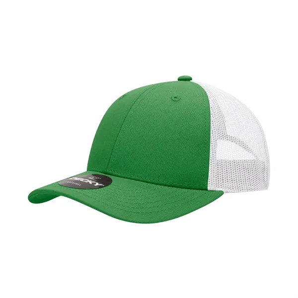 Decky 6 Panel Low Profile Structured Cotton Trucker - Decky 6 Panel Low Profile Structured Cotton Trucker - Image 9 of 20