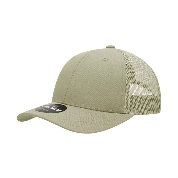 Decky 6 Panel Low Profile Structured Cotton Trucker - Decky 6 Panel Low Profile Structured Cotton Trucker - Image 10 of 20