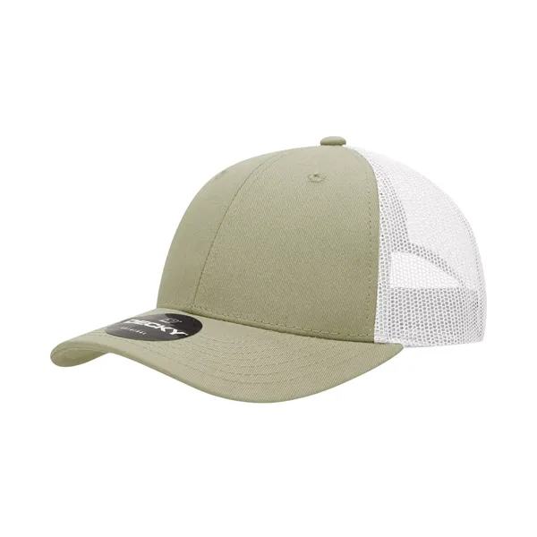 Decky 6 Panel Low Profile Structured Cotton Trucker - Decky 6 Panel Low Profile Structured Cotton Trucker - Image 11 of 20