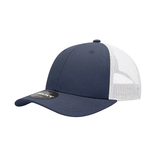 Decky 6 Panel Low Profile Structured Cotton Trucker - Decky 6 Panel Low Profile Structured Cotton Trucker - Image 13 of 20