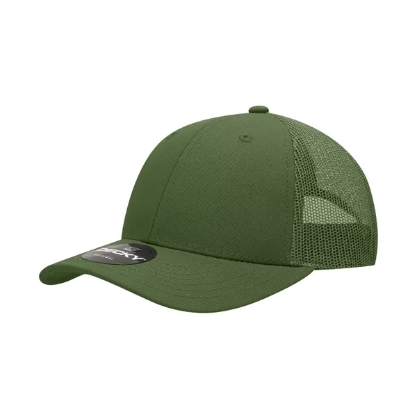 Decky 6 Panel Low Profile Structured Cotton Trucker - Decky 6 Panel Low Profile Structured Cotton Trucker - Image 14 of 20