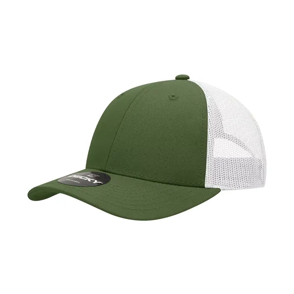 Decky 6 Panel Low Profile Structured Cotton Trucker - Decky 6 Panel Low Profile Structured Cotton Trucker - Image 15 of 20