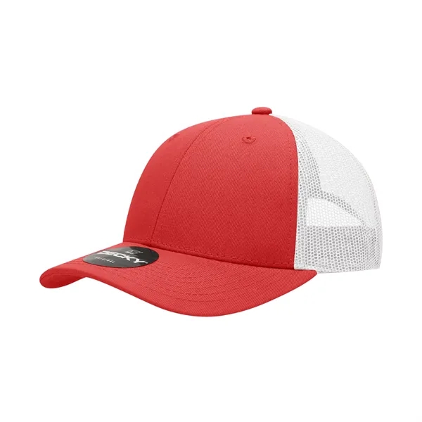 Decky 6 Panel Low Profile Structured Cotton Trucker - Decky 6 Panel Low Profile Structured Cotton Trucker - Image 17 of 20