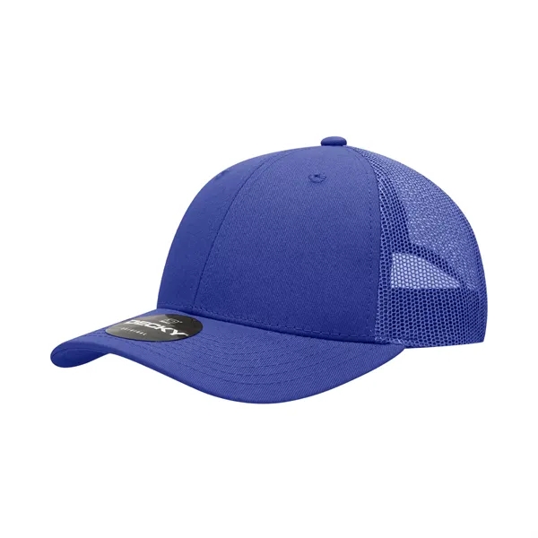 Decky 6 Panel Low Profile Structured Cotton Trucker - Decky 6 Panel Low Profile Structured Cotton Trucker - Image 18 of 20
