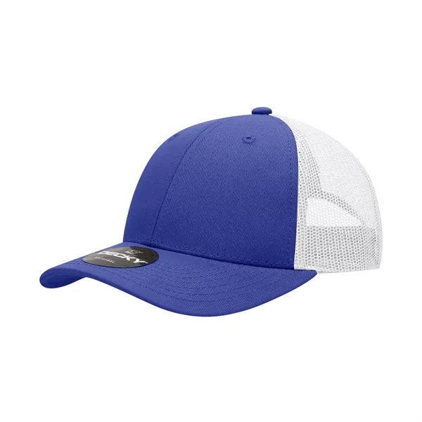Decky 6 Panel Low Profile Structured Cotton Trucker - Decky 6 Panel Low Profile Structured Cotton Trucker - Image 19 of 20