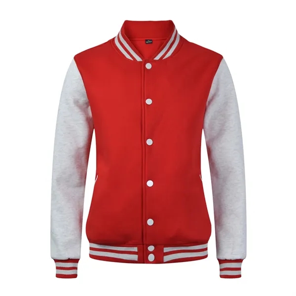 Cardigan Baseball Uniform Winter Fleece Thickening Work Clot - Cardigan Baseball Uniform Winter Fleece Thickening Work Clot - Image 10 of 11