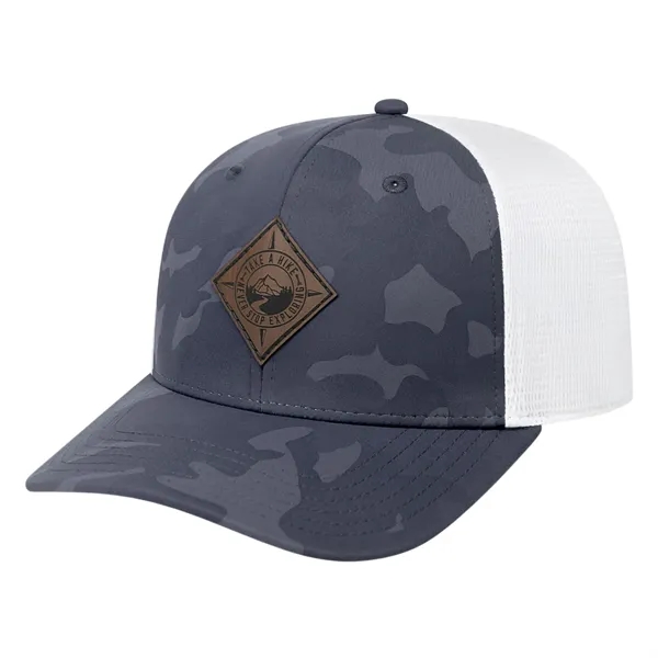 Nylon Blend Camo Trucker Mesh Back Cap - Nylon Blend Camo Trucker Mesh Back Cap - Image 0 of 5