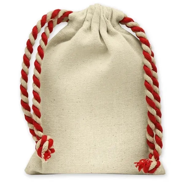 Red Drawstring Hangover Bag - Red Drawstring Hangover Bag - Image 1 of 5