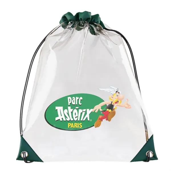 Custom Clear Drawstring Bag - Custom Clear Drawstring Bag - Image 2 of 5