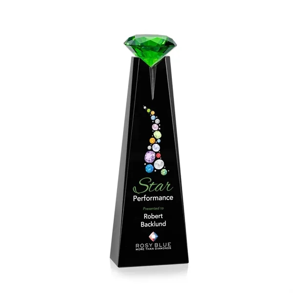 Alicia Gemstone VividPrint™ Award - Black/Emerald - Alicia Gemstone VividPrint™ Award - Black/Emerald - Image 1 of 6