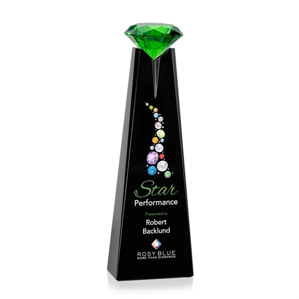 Alicia Gemstone VividPrint™ Award - Black/Emerald - Alicia Gemstone VividPrint™ Award - Black/Emerald - Image 3 of 6