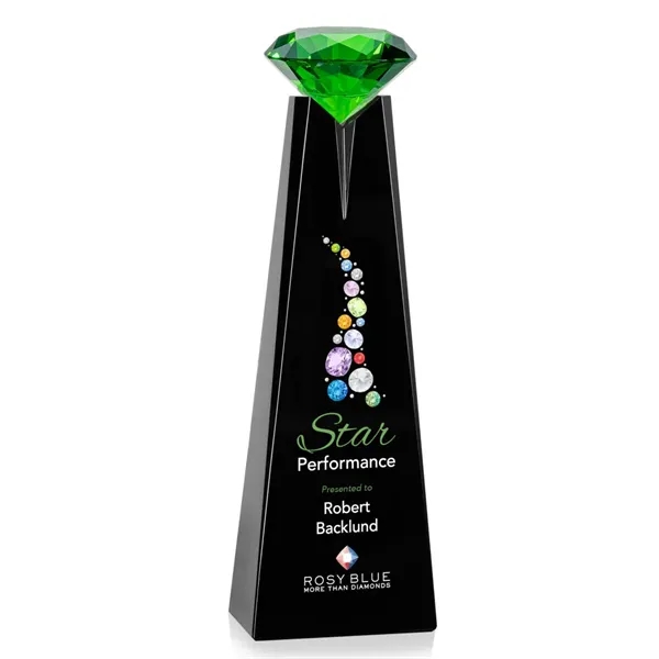 Alicia Gemstone VividPrint™ Award - Black/Emerald - Alicia Gemstone VividPrint™ Award - Black/Emerald - Image 5 of 6