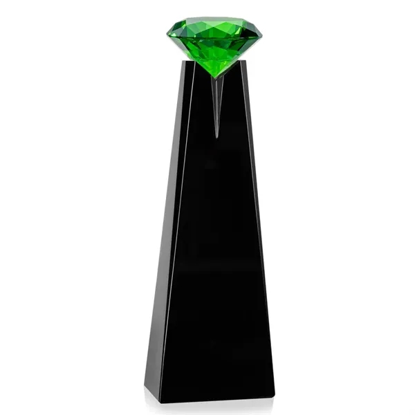 Alicia Gemstone VividPrint™ Award - Black/Emerald - Alicia Gemstone VividPrint™ Award - Black/Emerald - Image 6 of 6