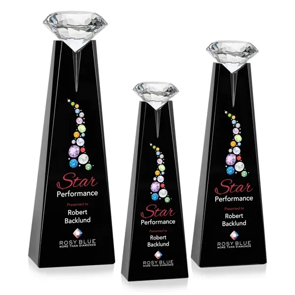 Alicia Gemstone VividPrint™ Award - Black/Diamond - Alicia Gemstone VividPrint™ Award - Black/Diamond - Image 0 of 6