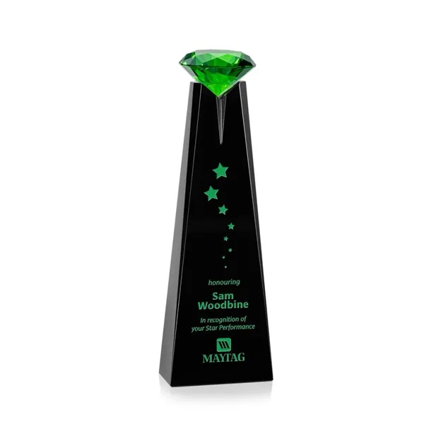 Alicia Gemstone Award - Black/Emerald - Alicia Gemstone Award - Black/Emerald - Image 1 of 6