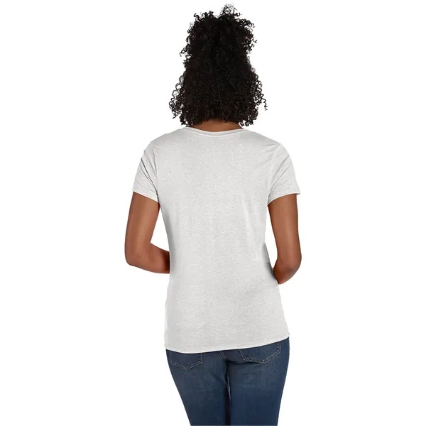 Hanes Ladies' Perfect-T Triblend V-Neck T-shirt - Hanes Ladies' Perfect-T Triblend V-Neck T-shirt - Image 62 of 63