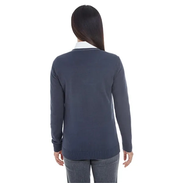 Devon & Jones Ladies' Manchester Fully-Fashioned Full-Zip... - Devon & Jones Ladies' Manchester Fully-Fashioned Full-Zip... - Image 19 of 27