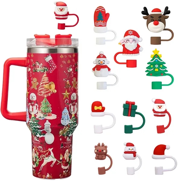 Christmas Straw Toppers - Christmas Straw Toppers - Image 0 of 6