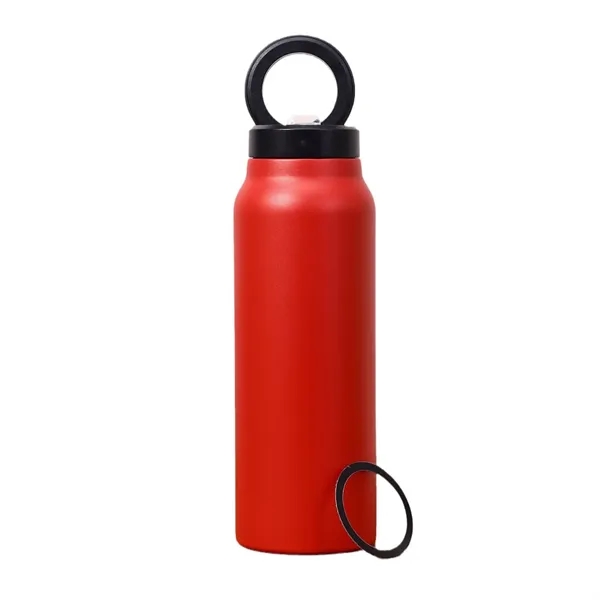 24oz Insulated Thermos Bottle with Magnetic Phone Holder - 24oz Insulated Thermos Bottle with Magnetic Phone Holder - Image 2 of 8