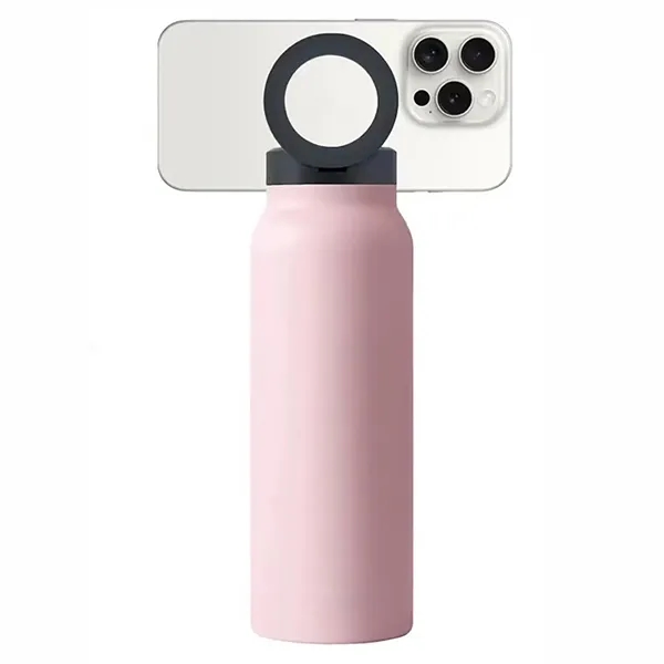 24oz Insulated Thermos Bottle with Magnetic Phone Holder - 24oz Insulated Thermos Bottle with Magnetic Phone Holder - Image 3 of 8