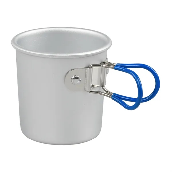 5oz Metal Camping Mug with Foldable Handles - 5oz Metal Camping Mug with Foldable Handles - Image 4 of 4