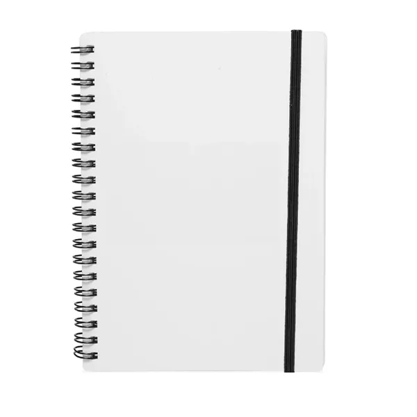 Eco-friendly Elastic Band Spiral Notebook - Eco-friendly Elastic Band Spiral Notebook - Image 0 of 5
