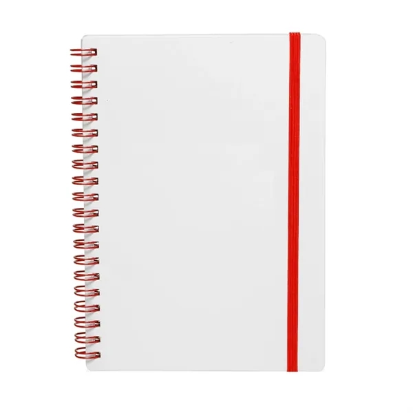 Eco-friendly Elastic Band Spiral Notebook - Eco-friendly Elastic Band Spiral Notebook - Image 5 of 5
