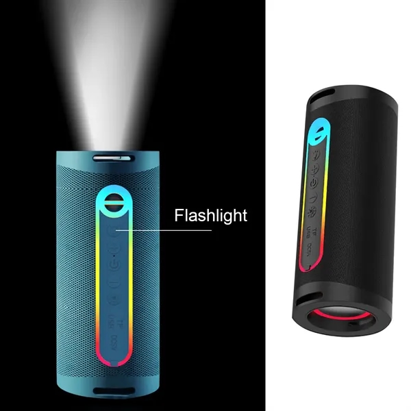Portable Subwoofer Bluetooth Speakers with Flashlight - Portable Subwoofer Bluetooth Speakers with Flashlight - Image 1 of 2