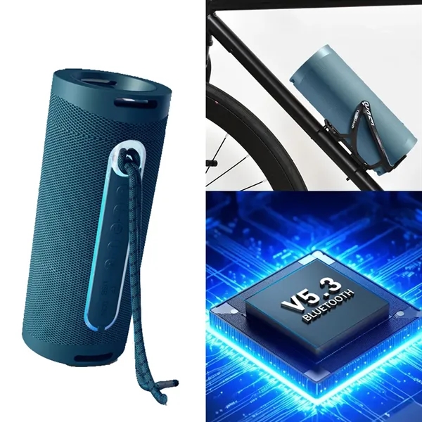Portable Subwoofer Bluetooth Speakers with Flashlight - Portable Subwoofer Bluetooth Speakers with Flashlight - Image 2 of 2