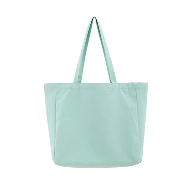 Reusable Heavy Duty Cotton Canvas Tote Bag - Reusable Heavy Duty Cotton Canvas Tote Bag - Image 3 of 9