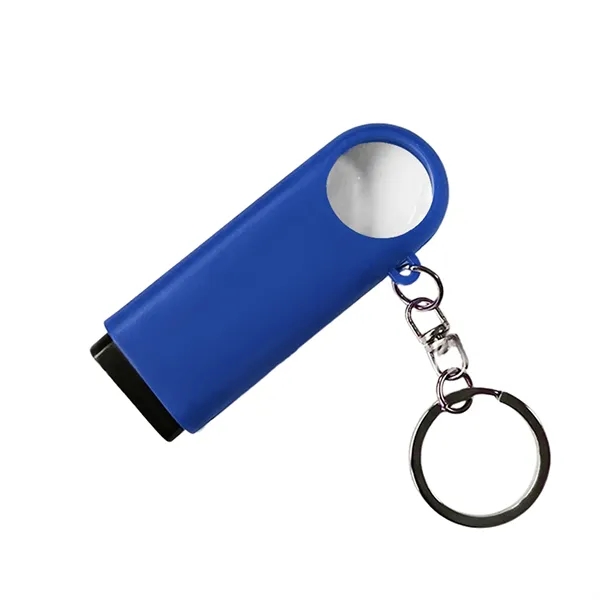 LED Flashlight Keyring with Magnifier - LED Flashlight Keyring with Magnifier - Image 2 of 6