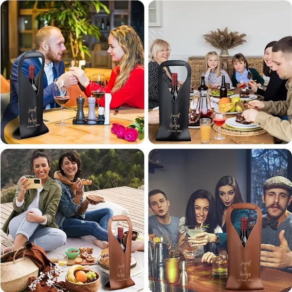 Personalized Wine Gift Bag - Personalized Wine Gift Bag - Image 3 of 3