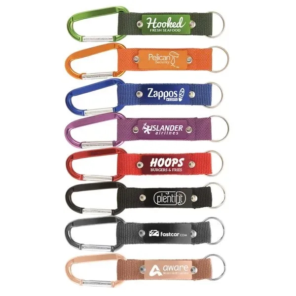 Strap Happy Keychain - Key Tag with Carabiner