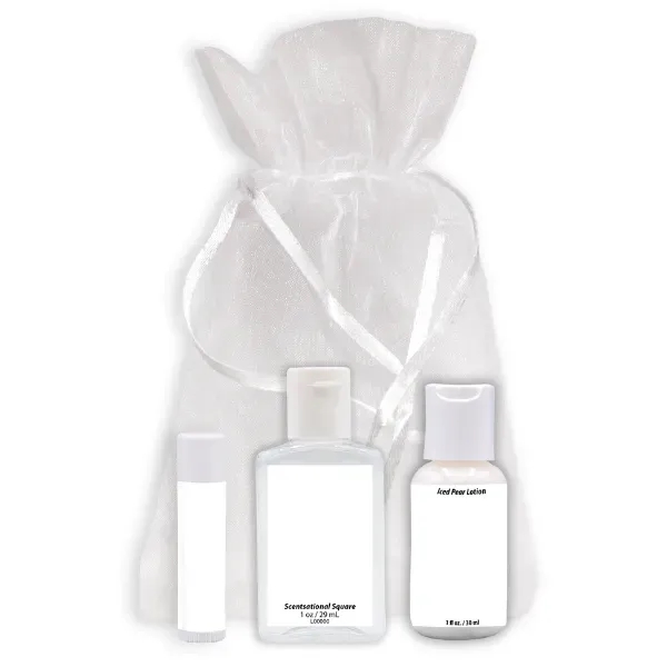 Iced Pear Gift Set: Lip Balm, Lotion, Scented Hand Sanitizer - Iced Pear Gift Set: Lip Balm, Lotion, Scented Hand Sanitizer - Image 5 of 13
