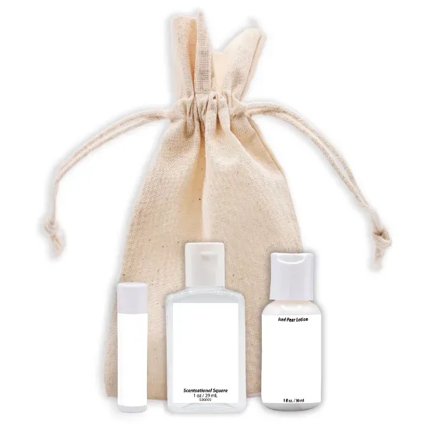Iced Pear Gift Set: Lip Balm, Lotion, Scented Hand Sanitizer - Iced Pear Gift Set: Lip Balm, Lotion, Scented Hand Sanitizer - Image 7 of 13